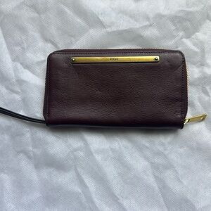 Wristlet RFID wallet